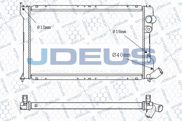 Jdeus 007B28 - Radiators, Motora dzesēšanas sistēma ps1.lv