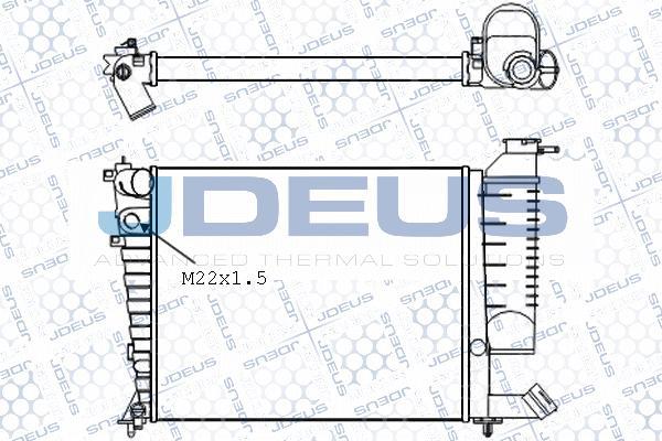 Jdeus 007M22 - Radiators, Motora dzesēšanas sistēma ps1.lv