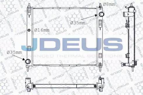 Jdeus 019M69 - Radiators, Motora dzesēšanas sistēma ps1.lv