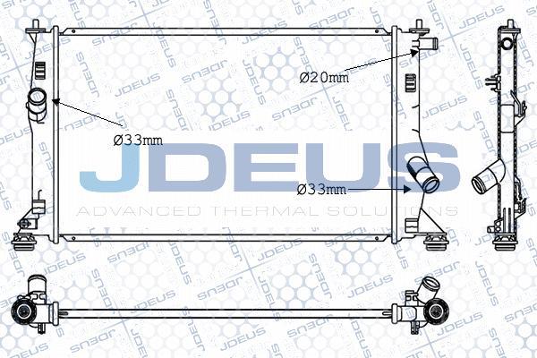 Jdeus 016M38 - Radiators, Motora dzesēšanas sistēma ps1.lv