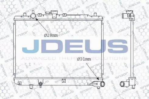 Jdeus 016N10 - Radiators, Motora dzesēšanas sistēma ps1.lv