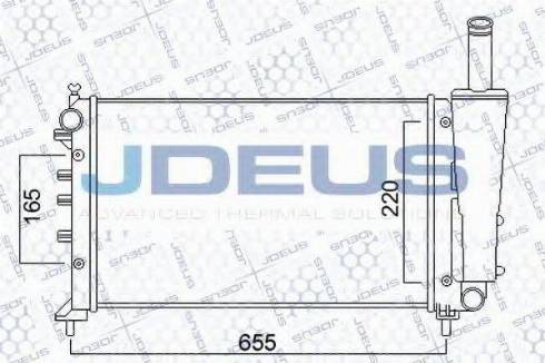 Jdeus 011M63 - Radiators, Motora dzesēšanas sistēma ps1.lv