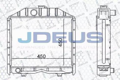 Jdeus 011M01 - Radiators, Motora dzesēšanas sistēma ps1.lv