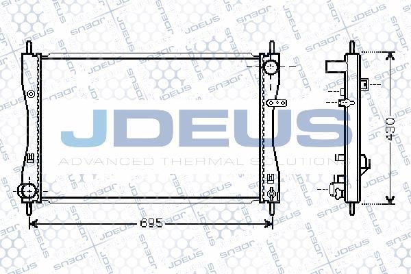 Jdeus 018M39 - Radiators, Motora dzesēšanas sistēma ps1.lv