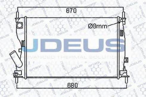 Jdeus 012M27 - Radiators, Motora dzesēšanas sistēma ps1.lv