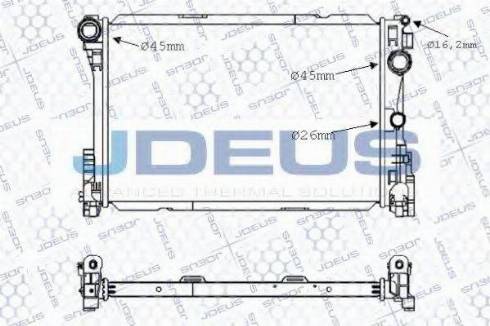 Jdeus 017M53 - Radiators, Motora dzesēšanas sistēma ps1.lv