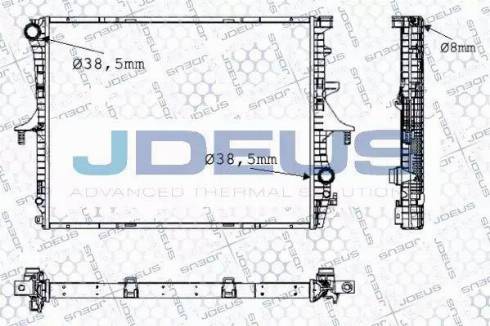 Jdeus 030M57 - Radiators, Motora dzesēšanas sistēma ps1.lv