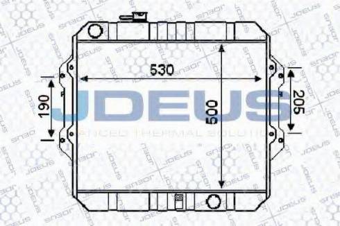 Jdeus 028M65 - Radiators, Motora dzesēšanas sistēma ps1.lv