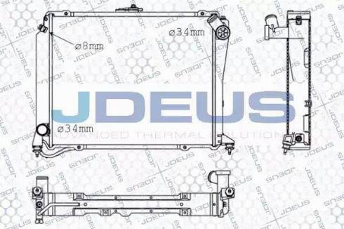 Jdeus 028N34 - Radiators, Motora dzesēšanas sistēma ps1.lv