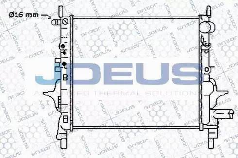 Jdeus 023M68 - Radiators, Motora dzesēšanas sistēma ps1.lv