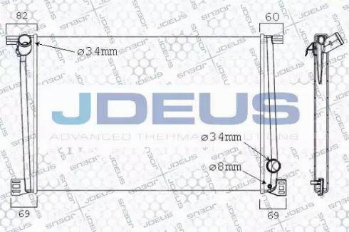 Jdeus 070M04 - Radiators, Motora dzesēšanas sistēma ps1.lv