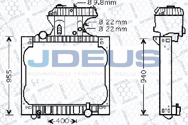 Jdeus 115M14 - Radiators, Motora dzesēšanas sistēma ps1.lv