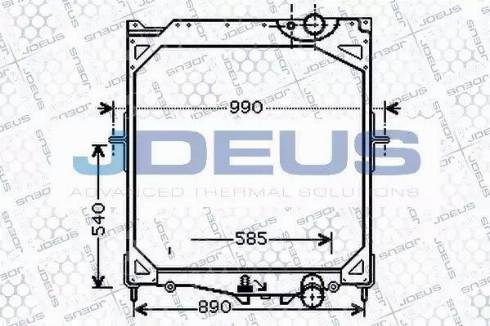 Jdeus 131M11 - Radiators, Motora dzesēšanas sistēma ps1.lv