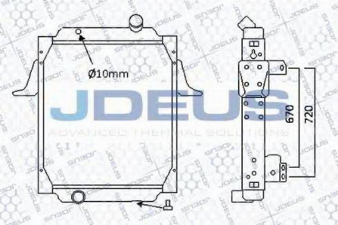 Jdeus 123M02 - Radiators, Motora dzesēšanas sistēma ps1.lv