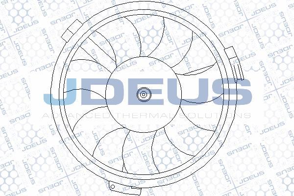 Jdeus EV0010161 - Elektromotors, Dzes. sist. radiatora ventilators ps1.lv