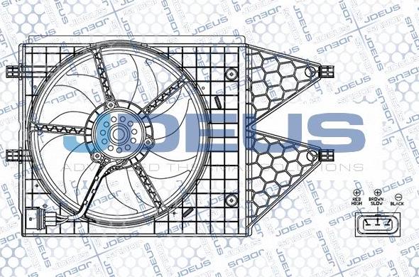 Jdeus EV0250130 - Ventilators, Motora dzesēšanas sistēma ps1.lv