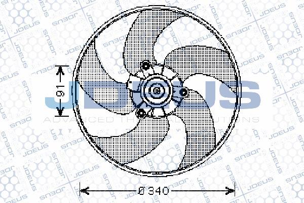 Jdeus EV0210300 - Ventilators, Motora dzesēšanas sistēma ps1.lv