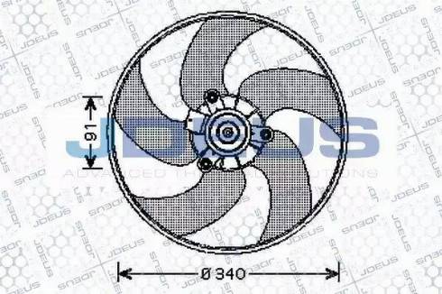 Jdeus EV210300 - Ventilators, Motora dzesēšanas sistēma ps1.lv