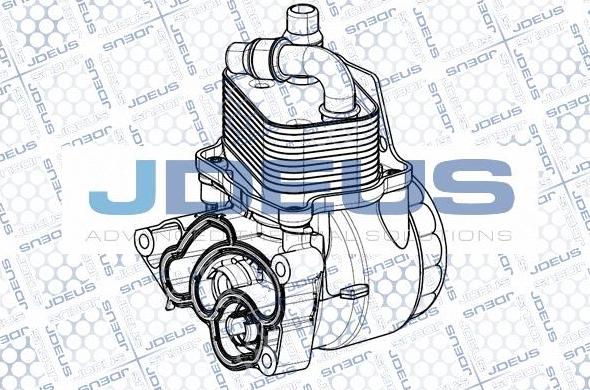 Jdeus M4050660 - Eļļas radiators, Motoreļļa ps1.lv