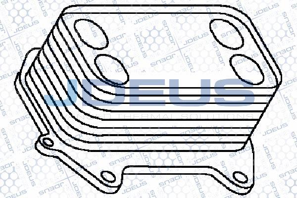 Jdeus M-4010231 - Eļļas radiators, Motoreļļa ps1.lv