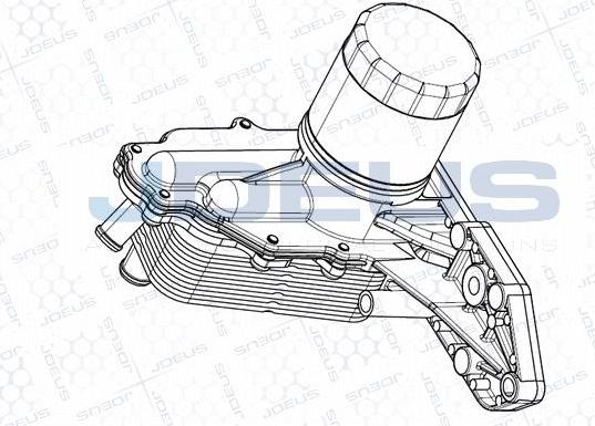 Jdeus M-4121170 - Eļļas radiators, Motoreļļa ps1.lv