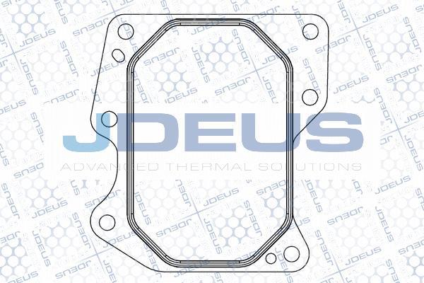 Jdeus M-4121251 - Eļļas radiators, Motoreļļa ps1.lv