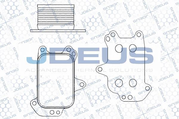 Jdeus M-4210460 - Eļļas radiators, Motoreļļa ps1.lv