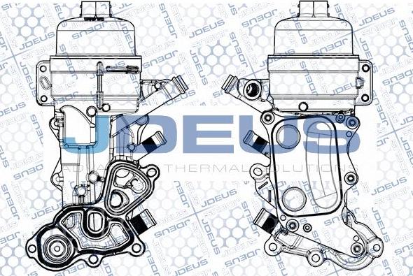 Jdeus M-4210350 - Eļļas radiators, Motoreļļa ps1.lv