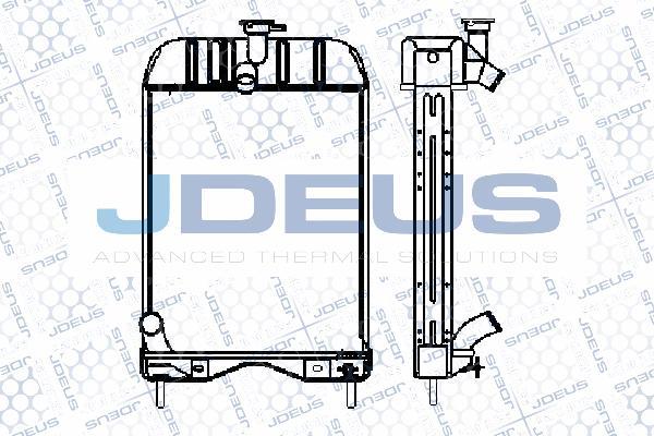 Jdeus M-0980040 - Radiators, Motora dzesēšanas sistēma ps1.lv