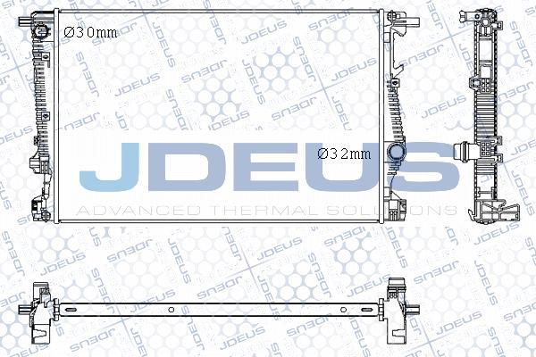 Jdeus M-0570000 - Radiators, Motora dzesēšanas sistēma ps1.lv