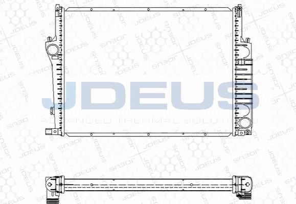 Jdeus M-0050150 - Radiators, Motora dzesēšanas sistēma ps1.lv