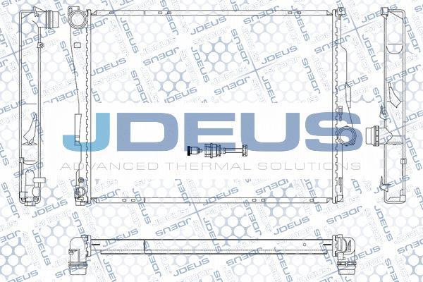 Jdeus M-0050760 - Radiators, Motora dzesēšanas sistēma ps1.lv