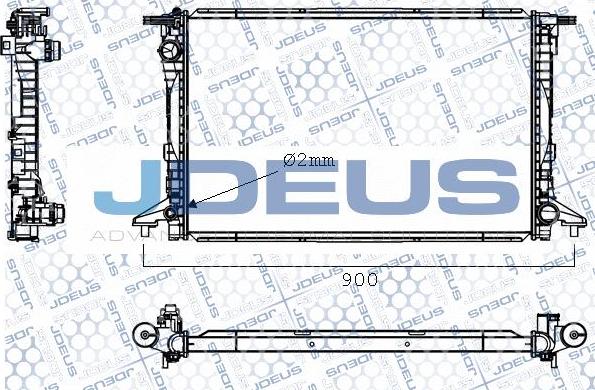Jdeus M0010620 - Radiators, Motora dzesēšanas sistēma ps1.lv