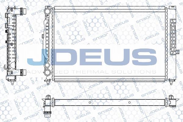 Jdeus M-0010160 - Radiators, Motora dzesēšanas sistēma ps1.lv