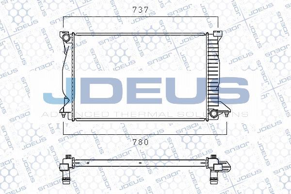 Jdeus M-0010120 - Radiators, Motora dzesēšanas sistēma ps1.lv