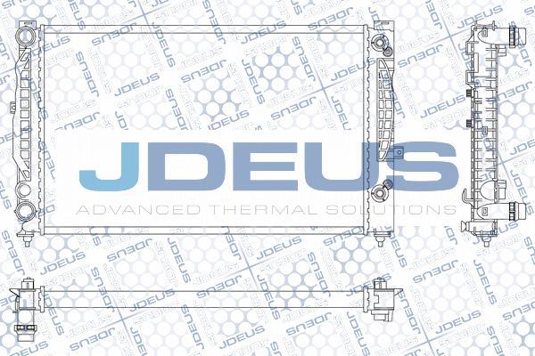 Jdeus M-0010170 - Radiators, Motora dzesēšanas sistēma ps1.lv