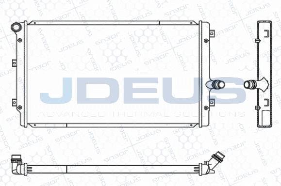 Jdeus M-0010320 - Radiators, Motora dzesēšanas sistēma ps1.lv