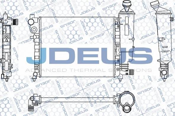 Jdeus M-0070490 - Radiators, Motora dzesēšanas sistēma ps1.lv