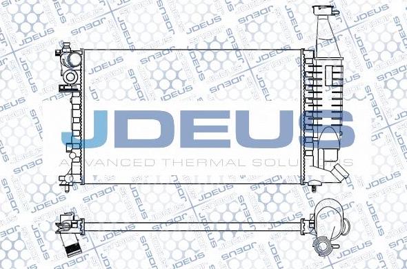 Jdeus M-007046A - Radiators, Motora dzesēšanas sistēma ps1.lv