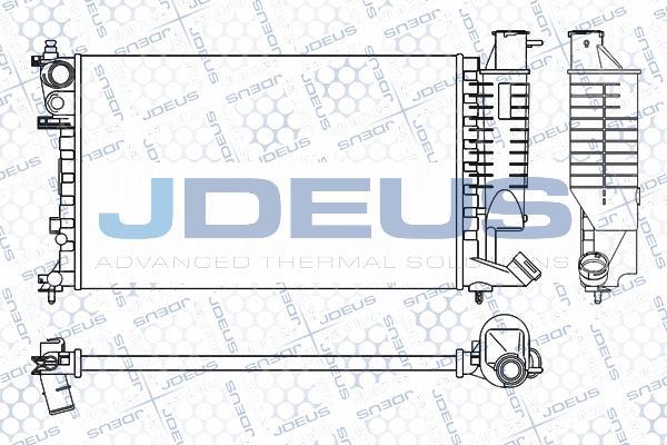 Jdeus M-0070410 - Radiators, Motora dzesēšanas sistēma ps1.lv