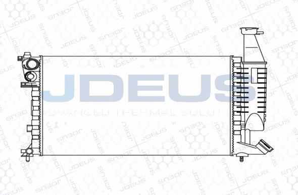 Jdeus M-0070650 - Radiators, Motora dzesēšanas sistēma ps1.lv