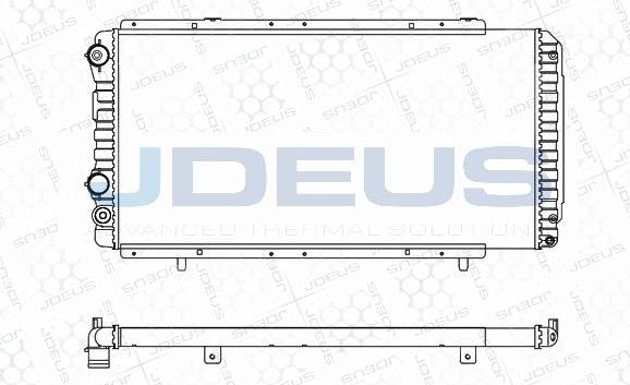 Jdeus M-0070050 - Radiators, Motora dzesēšanas sistēma ps1.lv