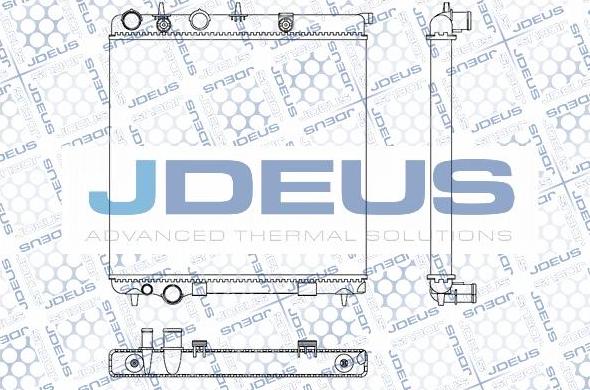 Jdeus M-0070110 - Radiators, Motora dzesēšanas sistēma ps1.lv