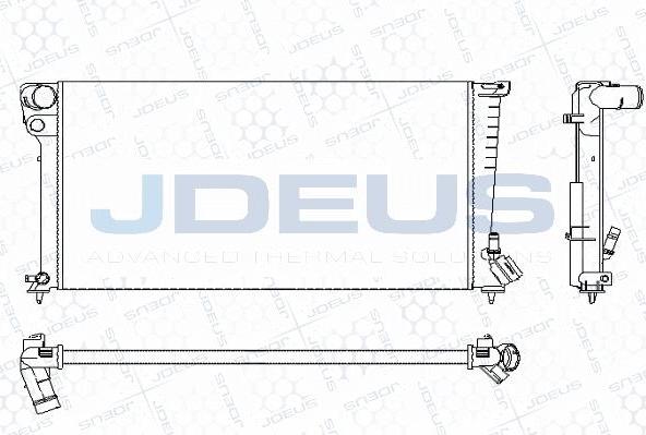 Jdeus M-0070200 - Radiators, Motora dzesēšanas sistēma ps1.lv