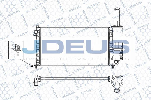 Jdeus M-011066A - Radiators, Motora dzesēšanas sistēma ps1.lv