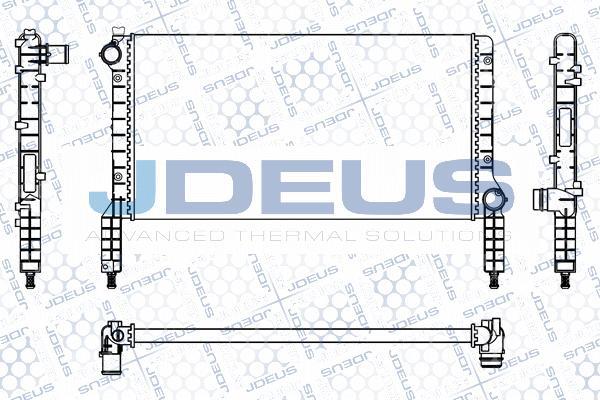 Jdeus M-0110820 - Radiators, Motora dzesēšanas sistēma ps1.lv