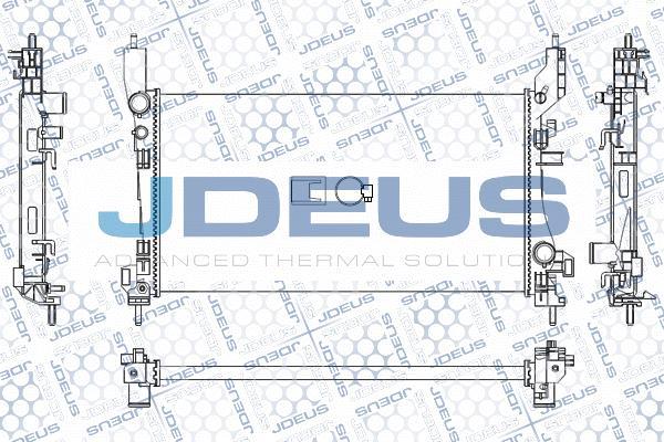 Jdeus M-0111280 - Radiators, Motora dzesēšanas sistēma ps1.lv