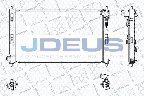 Jdeus M-0180430 - Radiators, Motora dzesēšanas sistēma ps1.lv