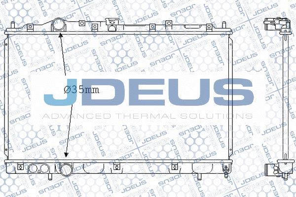 Jdeus M-0180190 - Radiators, Motora dzesēšanas sistēma ps1.lv