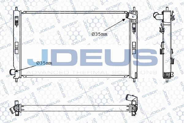 Jdeus M-0180240 - Radiators, Motora dzesēšanas sistēma ps1.lv